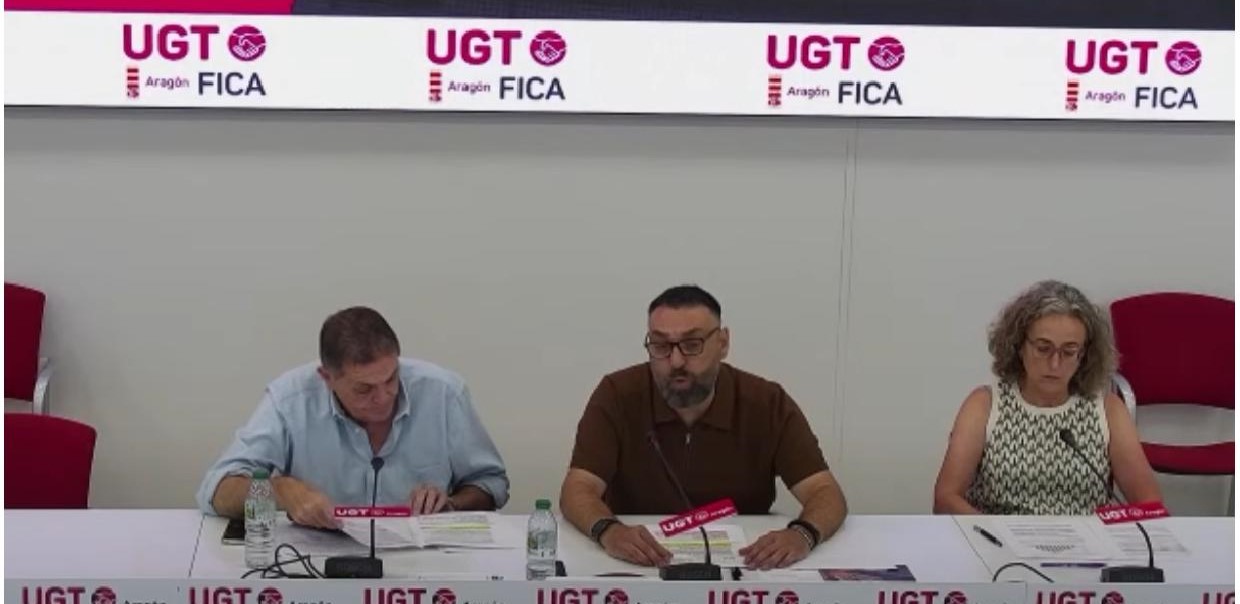 Rueda de prensa UGT FICA